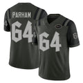 New York #64 Dylan Player Football V Neck Short Sleeve Gotham Green Jersey Parham For Men Youth Women Gift