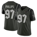 New York #97 Harrison Player Football V Neck Short Sleeve Gotham Green Jersey Phillips For Men Youth Women Gift