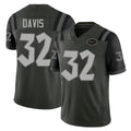 New York #32 Isaiah Player Football V Neck Short Sleeve Gotham Green Jersey Davis For Men Youth Women Gift