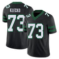 New York #73 Joe Player Football V Neck Short Sleeve Black Jersey Klecko For Men Youth Women Gift
