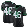New York #46 Joseph Player Football V Neck Short Sleeve Black Jersey Ossai For Men Youth Women Gift