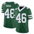 New York #46 Joseph Player Football V Neck Short Sleeve Green Jersey Ossai For Men Youth Women Gift