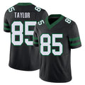New York #85 Mason Player Football V Neck Short Sleeve Black Jersey Taylor For Men Youth Women Gift