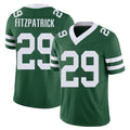 New York #29 Minkah Player Football V Neck Short Sleeve Green Jersey Fitzpatrick For Men Youth Women Gift
