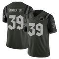New York #39 Quincy Player Football V Neck Short Sleeve Gotham Green Jersey Skinner Jr. For Men Youth Women Gift