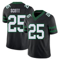 New York #25 Sam Player Football V Neck Short Sleeve Black Jersey Scott For Men Youth Women Gift