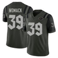 New York #39 Samuel Player Football V Neck Short Sleeve Gotham Green Jersey Womack For Men Youth Women Gift