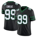 New York #99 T'Vondre Player Football V Neck Short Sleeve Black Jersey Sweat For Men Youth Women Gift