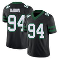 New York #94 Tyler Player Football V Neck Short Sleeve Black Jersey Baron For Men Youth Women Gift