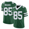 New York #85 Wesley Player Football V Neck Short Sleeve Green Jersey Walker For Men Youth Women Gift