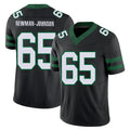New York #65 Xavier Player Football V Neck Short Sleeve Black Jersey Newman-Johnson For Men Youth Women Gift
