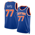New York #77 Kayil Player Basketball Sleeveless Blue Jersey Jack For Adult Youth