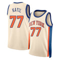 New York #77 Kayil Player Basketball Sleeveless Natural Jersey Jack For Adult Youth