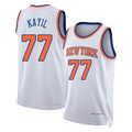 New York #77 Kayil Player Basketball Sleeveless White Jersey Jack For Adult Youth