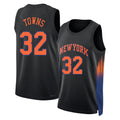 New York #3 Hart Player Basketball Sleeveless Black Jersey Karl-Anthony For Adult Youth