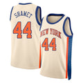 New York #44 Shamet Player Basketball Sleeveless Natural Jersey Landry For Adult Youth
