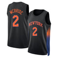 New York #2 McBride Player Basketball Sleeveless Black Jersey Miles For Adult Youth