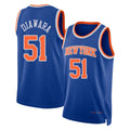 New York #51 Diawara Player Basketball Sleeveless Blue Jersey Mohamed For Adult Youth