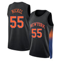New York #55 Nickel Player Basketball Sleeveless Black Jersey Tyler For Adult Youth