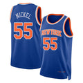 New York #55 Nickel Player Basketball Sleeveless Blue Jersey Tyler For Adult Youth