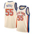New York #55 Nickel Player Basketball Sleeveless Natural Jersey Tyler For Adult Youth