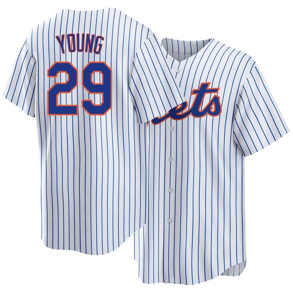 New York #29 Young Player Baseball Short Sleeve White Jersey Jared For Men Women Youth Gift