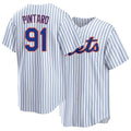 New York #91 Pintaro Player Baseball Short Sleeve White Jersey Jonathan For Men Women Youth Gift
