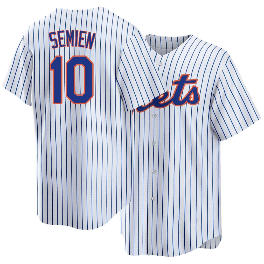 New York #10 Semien Player Baseball Short Sleeve White Jersey Marcus For Men Women Youth Gift