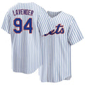 New York #94 Lavender Player Baseball Short Sleeve White Jersey Nate For Men Women Youth Gift