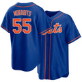 New York #55 Morabito Player Baseball Short Sleeve Royal Jersey Nick For Men Women Youth Gift