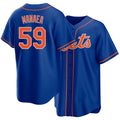New York #59 Manaea Player Baseball Short Sleeve Royal Jersey Sean For Men Women Youth Gift