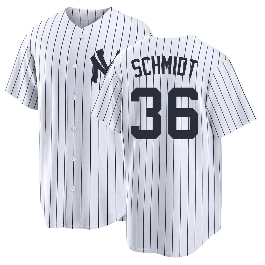 New York #36 Schmidt Player Baseball Short Sleeve White Jersey Clarke For Men Women Youth Gift