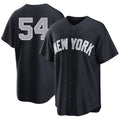 New York #54 Fried Player Baseball Short Sleeve Black Jersey Max For Men Women Youth Gift