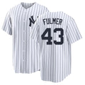 New York #43 Fulmer Player Baseball Short Sleeve White Jersey Michael For Men Women Youth Gift