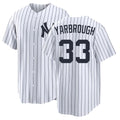 New York #33 Yarbrough Player Baseball Short Sleeve White Jersey Ryan For Men Women Youth Gift