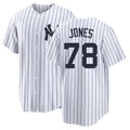 New York #78 Jones Player Baseball Short Sleeve White Jersey Spencer For Men Women Youth Gift