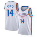 Oklahoma City #14 Stirtz Player Basketball Sleeveless White Jersey Bennett For Adult Youth