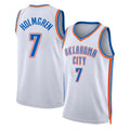 Oklahoma City #7 Holmgren Player Basketball Sleeveless White Jersey Chet For Adult Youth