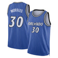 Orlando #30 Morales Player Basketball Sleeveless Blue Jersey Alex For Adult Youth