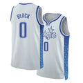Orlando #0 Black Player Basketball Sleeveless Silver Jersey Anthony For Adult Youth