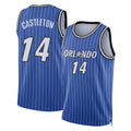 Orlando #14 Castleton Player Basketball Sleeveless Blue Jersey Colin For Adult Youth