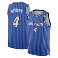 Orlando #4 Davison Player Basketball Sleeveless Blue Jersey JD For Adult Youth