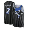 Orlando #2 Carter Player Basketball Sleeveless Black Jersey Jevon For Adult Youth