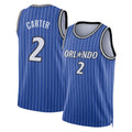 Orlando #2 Carter Player Basketball Sleeveless Blue Jersey Jevon For Adult Youth