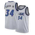 Orlando #34 Carter Jr. Player Basketball Sleeveless White Jersey Wendell For Adult Youth