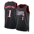 Philadelphia #1 Caldwell-Pope Player Basketball Sleeveless Black Jersey Kentavious For Adult Youth