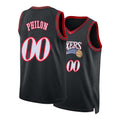 Philadelphia #00 Philon Player Basketball Sleeveless Black Jersey Labaron For Adult Youth