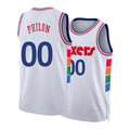 Philadelphia #00 Philon Player Basketball Sleeveless White Jersey Labaron For Adult Youth