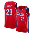 Philadelphia #23 James Player Basketball Sleeveless Red Jersey LeBron For Adult Youth