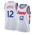 Philadelphia #12 Rupert Player Basketball Sleeveless White Jersey Rayan For Adult Youth